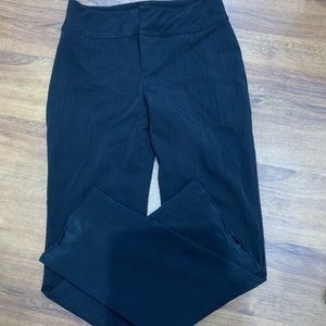 Black stretchy office pants